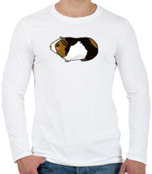 printfashion Tengerimalac - tarka - Férfi hosszú ujjú póló - Fehér (13258670)