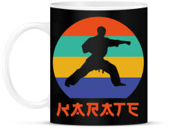 printfashion Karate - Harcművészet - Bögre - Fekete (7569985)