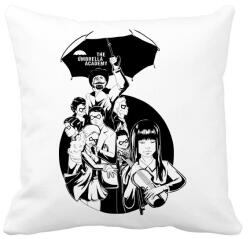 printfashion Umbrella Academy - Párnahuzat, Díszpárnahuzat - Fehér (4283045)
