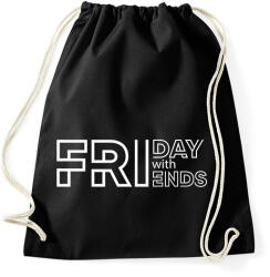 printfashion Friday with Friends - white - Sportzsák, Tornazsák - Fekete (7080818)