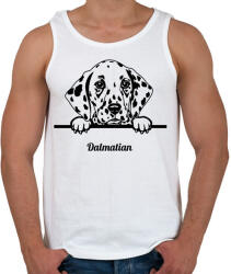 printfashion Dalmata - Férfi atléta - Fehér (5115784)