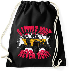 printfashion Dirt car - Sportzsák, Tornazsák - Fekete (5071636)