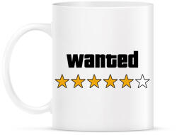 printfashion Wanted Level 5 - Bögre - Fehér (16433481)