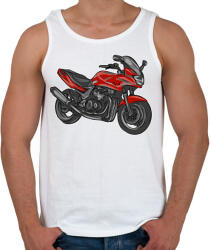 printfashion kawasaki zr7 piros - Férfi atléta - Fehér (2908897)