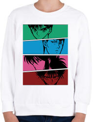 printfashion yu yu hakusho - Gyerek pulóver - Fehér (1759712)