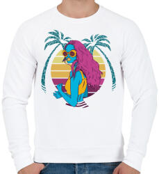 printfashion Nyári hangulat - Summer vibe - Férfi pulóver - Fehér (4313051)