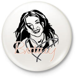 printfashion britney spears dream2 - Kitűző, hűtőmágnes - Fehér (4651790)