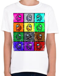 printfashion Among Us - Crew - Gyerek póló - Fehér (3936480)