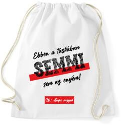 printfashion Ebben a táskában - Táska minta - Sportzsák, Tornazsák - Fehér (7003022)