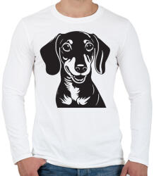 printfashion tacsi - Férfi hosszú ujjú póló - Fehér (13681806)