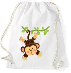 printfashion Majom - Sportzsák, Tornazsák - Fehér (4394667)