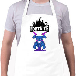 printfashion Fortnite Storm king - Kötény - Fehér (4909378)
