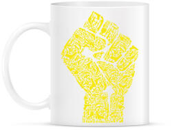 printfashion A forradalom keze - Bögre - Fehér (788081)