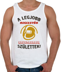 printfashion Hegesztő szülinap november színes - Férfi atléta - Fehér (5523322)