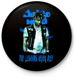 printfashion Juice wrld-BLUE - Kitűző, hűtőmágnes - Fekete (5143116)