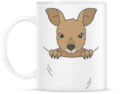 printfashion Kenguru bébi - Bögre - Fehér (9613899)