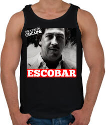 printfashion Pablo Escobar - Férfi atléta - Fekete (2931790)