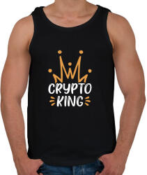 printfashion BITCOIN 4 EVER 88 - Férfi atléta - Fekete (6975455)
