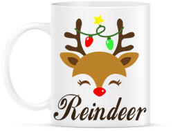 printfashion Rénszarvas/Reindeer - Bögre - Fehér (11124319)
