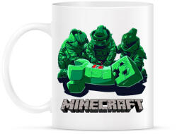 printfashion Minecraft - Bögre - Fehér (790420)