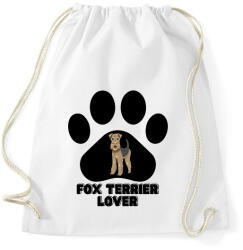 printfashion Fox Terrier Lover - Sportzsák, Tornazsák - Fehér (14086271)