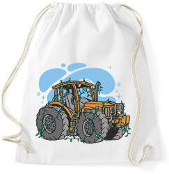 printfashion Karácsonyi traktor - Sportzsák, Tornazsák - Fehér (11281599)