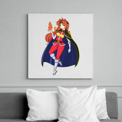 printfashion Slayer Lina - Vászonkép - Fehér (6628935)