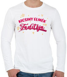 printfashion Kicsiny elmék tanítója - Férfi hosszú ujjú póló - Fehér (13754836)