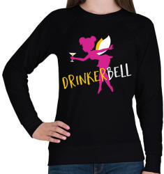 printfashion Drinkerbell - Női pulóver - Fekete (1429219)