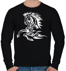 printfashion horse - Férfi pulóver - Fekete (5165991)