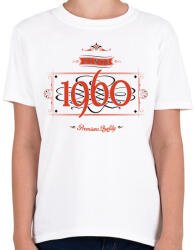 printfashion since-1960-red-black - Gyerek póló - Fehér (527406)