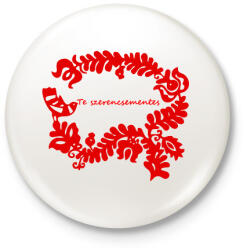 printfashion Szelíd szitkok - szerencsementes - Kitűző, hűtőmágnes - Fehér (15198909)