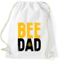 printfashion Bee Dad - Sportzsák, Tornazsák - Fehér (7129192)