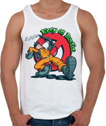 printfashion keep on bustin. . - Férfi atléta - Fehér (2211301)