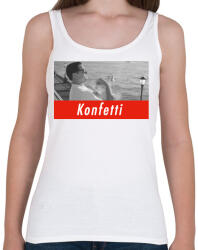 printfashion Wall street farkasai konfetti jelenet - Női atléta - Fehér (1082096)