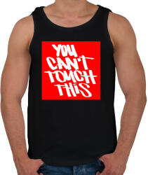 printfashion You can't touch this - Férfi atléta - Fekete (2589421)