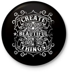 printfashion Alkoss csodás dolgokat! - Kitűző, hűtőmágnes - Fekete (3091332)