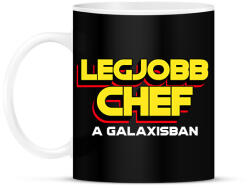printfashion LEGJOBB SÉF A GALAXISBAN - Bögre - Fekete (11575129)