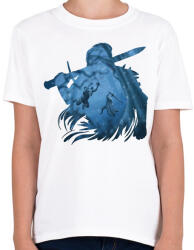 printfashion Witcher - Gyerek póló - Fehér (13279535)
