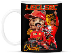 printfashion Charles Leclerc Forma 1 - Bögre - Fekete (13283352)