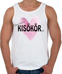 printfashion Nem szabad a Kisökörnek. . . - Férfi atléta - Fehér (871254)