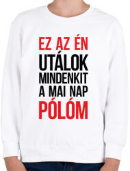 printfashion Ez az én pólóm - fekete - Gyerek pulóver - Fehér (7044033)