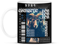 printfashion Aries - Streetwear style - Bögre - Fekete (15686421)