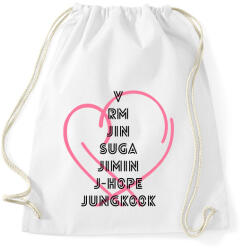 printfashion BTS PERSONA - Sportzsák, Tornazsák - Fehér (1476092)