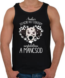 printfashion Megtaláltam a mancsod - Dalmata - Férfi atléta - Fekete (5453115)