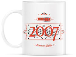 printfashion since-2007-red-black - Bögre - Fehér (790739)