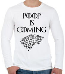 printfashion A kaki közeleg - Férfi hosszú ujjú póló - Fehér (1777777)