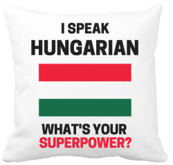 printfashion Magyar szupererő - Párnahuzat, Díszpárnahuzat - Fehér (1853922)