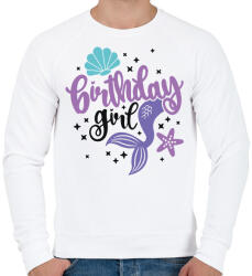 printfashion Birthday Girl - Férfi pulóver - Fehér (13858275)
