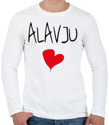 printfashion ALAVJU - I love you meme - Férfi hosszú ujjú póló - Fehér (5587284)